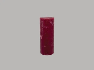 mon ami rustique no 094 dunkelrot engels kerzen Ø 7 x H 15cm 65 std stumpenkerze - Bild 1 von 3