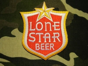 PARCHE DE CERVEZA PLANCHA DE CERVEZA ESTRELLA SOLITARIA / COSER EN CRESTA PEQUEÑA ¡PREPARACIÓN TEXAS! ¡MIRA! - Imagen 1 de 14