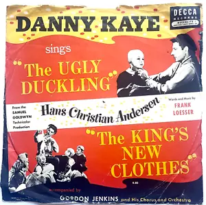 DANNY KAYE "UGLY DUCKLING" / KINGS NEW CLOTHES" DECCA 10" VINYL CHILDRENS RECORD - Imagen 1 de 2