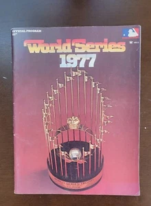 1977 Official MLB Baseball World Series Game Program Yankees Dodgers - Picture 1 of 2