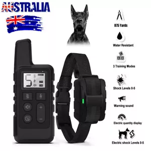 Dog Bark Collar-Compact Anti Barking Remote Stop Training sound-vibrate-shock AU - Picture 1 of 11