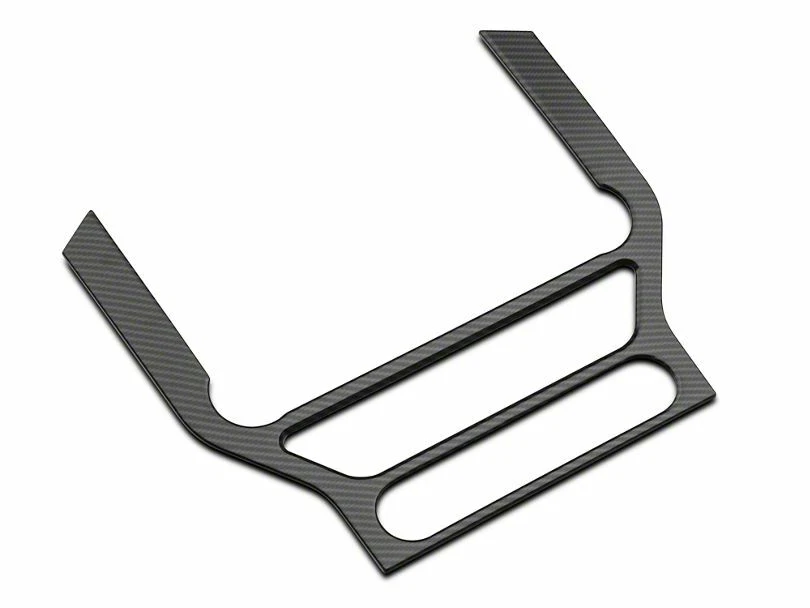 2015-2021 Ford Mustang GT Center Dash Panel HVAC Surround Trim CARBON FIBER  - Image 1 of 1