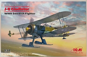 ICM 32044 : J-8 Gladiator WW II Swedish Fighter / Kit 1:32 - Picture 1 of 1