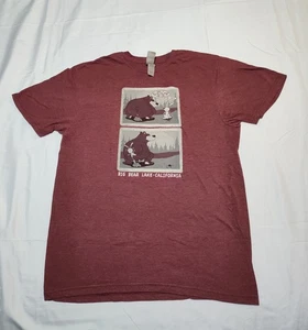 Men's Red Size Medium T-Shirt - Big Bear Lake California - Humorous - Picture 1 of 4