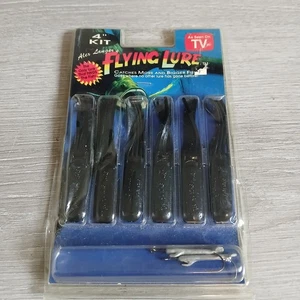 Vintage Flying Lure NOS As Seen On TV Black 4" Fishing - Bild 1 von 3