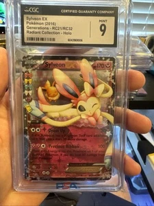 CGC 9 Sylveon EX - RC21/RC32 - Pokemon Generations Radiant Collection - Picture 1 of 1