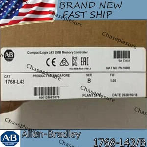 Controlador AB 1768-L43 SER B nuevo PLC-AB CompactLogix L43 PLC 1768 L43 - Imagen 1 de 5