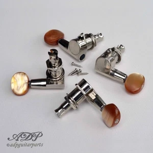 2+2 Kluson small Bass Tuners Amber Button for Duesenberg Violin MB22N - Picture 1 of 1