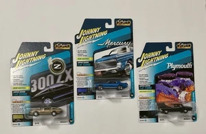 JOHNNY LIGHTNING 1969 MERCURY COUGAR 1962 PLYMOUTH SAVOY 1984 NISSON ZX 1 PRICE - Picture 1 of 4