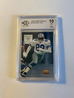 Michael Irvin 1994 Skybox Card #39 Graded 10 Mint - Image 1 of 2