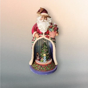 2006 Jim Shore Santa Figurine "Christmas Spirit Lives Within" Tune Toyland - Picture 1 of 7
