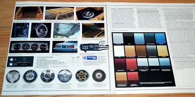 1986 OLDSMOBILE FIRENZA OPTIONS / COLORS ORIGINAL DEALER ADVERTISEMENT AD 86 - Image 1 of 2