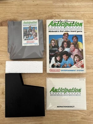 Anticipation 1988 NES CIB PROBADO Completo En Caja Sistema de Entretenimiento Nintendo Foto 1 de 4
