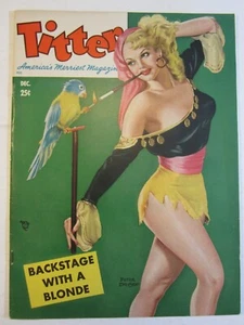Titter Magazine v.7 #3, Dec. 1950 FN+ Classic Driben Pirate Babe Cover! - Imagen 1 de 6