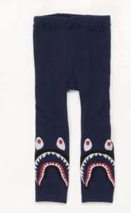 AUTÉNTICO BABE DE MONO DE BAÑO PARA NIÑOS LEGGINGS DE TIBURÓN AZUL MARINO M NUEVO - Imagen 1 de 5