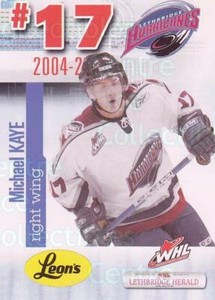 2004-05 Lethbridge Hurricanes #8 Michael Kaye