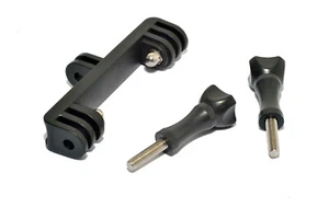 Double Dual Bridge Mount Adapter for GoPro for Action Camera and LED Light Mount - Picture 1 of 9