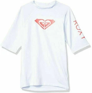 ROXY Women's "Whole Hearte Short SLEEVE / UPF 50 + NWT Rash Guard Shirt Large - Picture 1 of 3