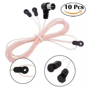 10 Pcs FM Antenna 75 Ohm F Type Male Plug For Home Radio Stereo Receiver Aerial - Picture 1 of 13
