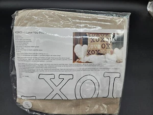 Kit de almohada XOXO I Love You de Bareroots Barri Sue Gaudet NUEVO - Imagen 1 de 2