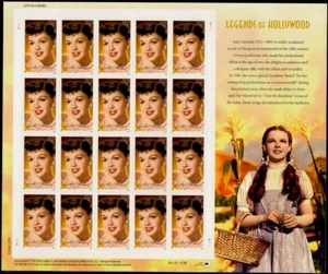 2006 JUDY GARLAND 12th Legends of Hollywood MNH Sheet 20 x 39¢ Stamps: #4077 - Picture 1 of 3