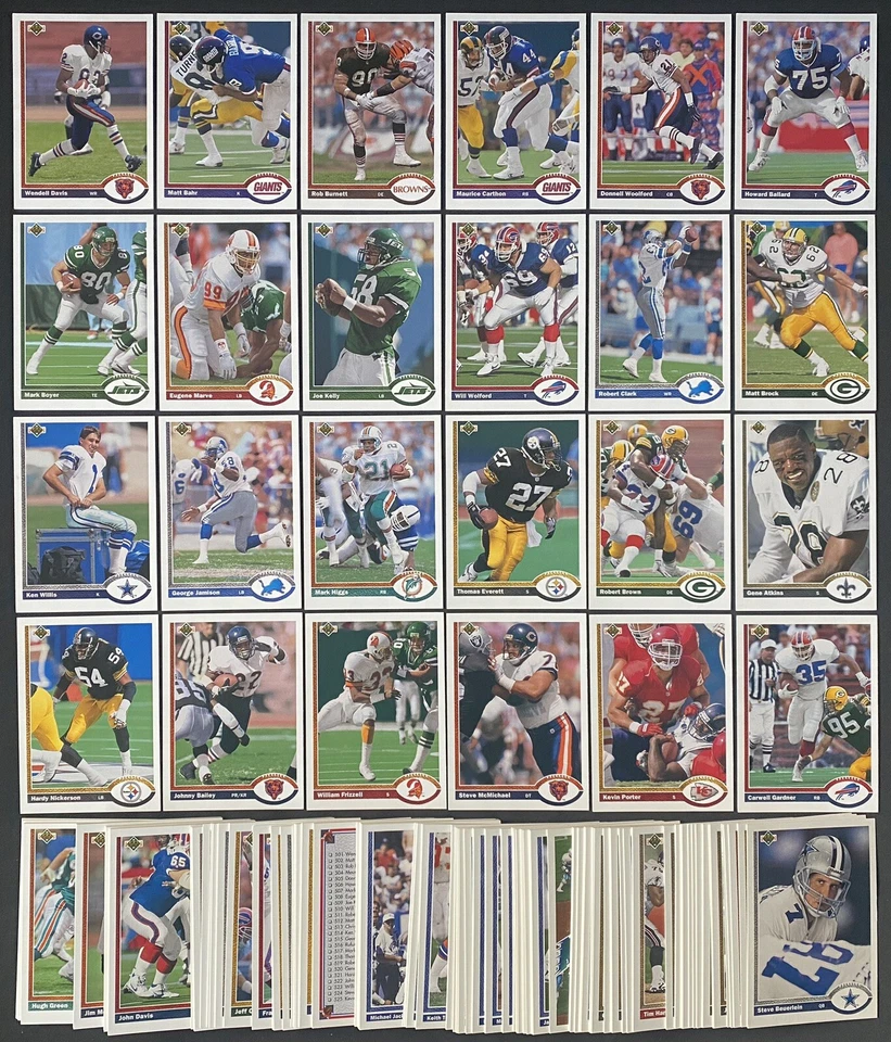 1991 Upper Deck - Football Cards - #501-700 - Complete Your Set - You U Pick - Image 1 of 1