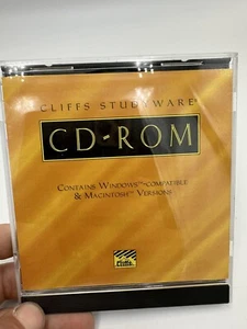 RARE Vintage Cliffs Studyware Algebra I 1 1995 Windows 95 / Macintosh version 6 - Photo 1/3