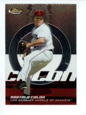 2005 Finest   Bartolo Colon #13 Anaheim Angels