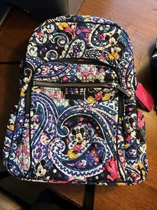  Era Bradley Backpack NWT Mickeys Whimsical Paisley - Picture 1 of 21
