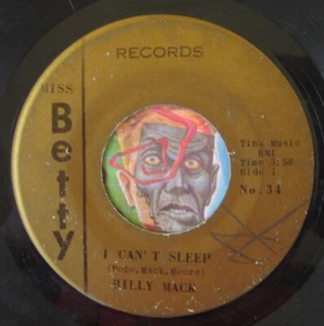 HEAR Billy Mack 45 Son Of A Lover / I Can't Sleep BETTY R&B soul funk - Picture 1 of 2