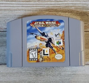  Star Wars Rogue Squadron N64 Nintendo 64 Game Cartridge TESTED & WORKS! - Picture 1 of 3