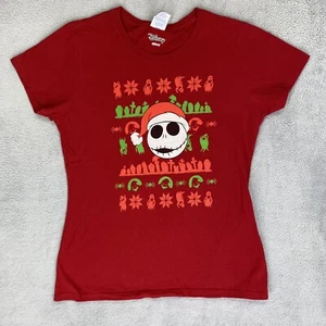 Maglietta Disney Nightmare Before Christmas Jack Skellington donna taglia small rossa - Foto 1 di 8