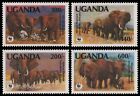 Uganda 1991 - Mi-Nr. 960-963 ** - Mnh - Elefanten / Elephants