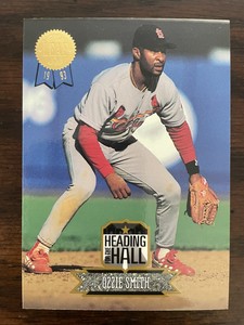 1993 Leaf Heading For The Hall #10 Ozzie Smith HOF!