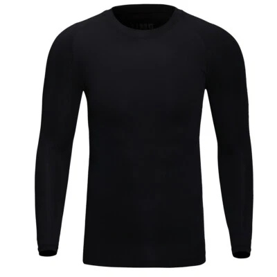 男式压缩衬衫长袖运动锻炼健身房跑步酷炫T恤 — 第 1/4 张图片