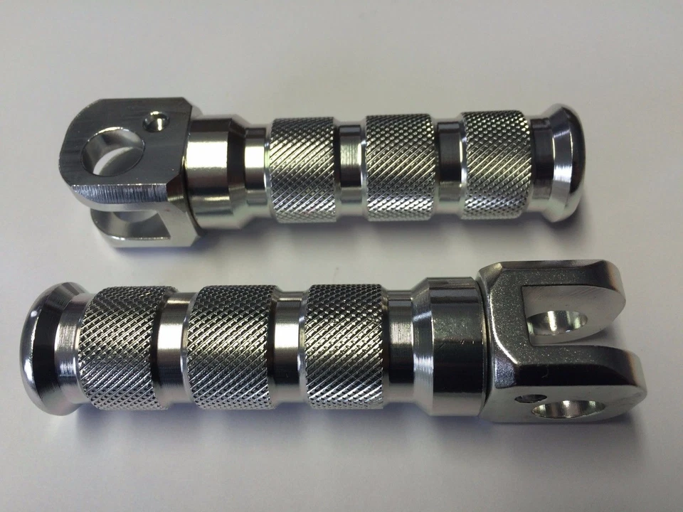 ALU Fußrasten Aluminium Paar rund Fahrer für Suzuki GSF Bandit GSX GSX-R RF   F - Bild 1 von 1