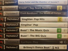 Playstation 2 Games | Simpsons Hit & Run, Sonic Heroes, Harry Potter | Sony PS2