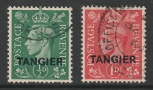 TANGIER KGVI 1944 SET OF 2 SG251/SG252 FINE USED - Picture 1 of 2