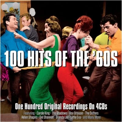 100 Hits Of The 60s 4-CD NEW SEALED Dion/Lonnie Donegan/Tokens/Eden Kane/Marcels - Image 1 of 2