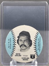 1977 BURGER CHEF FUN MEAL DISCS MLB #NNO Wayne Garland Cleveland Indians MSA EX