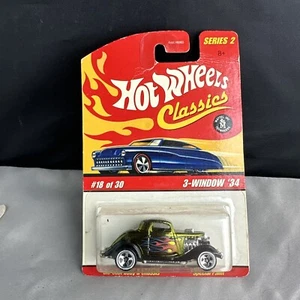 Hot wheels classics series 2 3 Window 18 Of 30 Gold Chrome Die Cast Bin36C - Picture 1 of 4