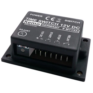 Schalter 12-15 V/DC Zeitschaltuhr Timer Relais Zeitrelais KEMO M113A - Bild 1 von 2
