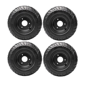 4 Stück 13x5.00-6 6" Reifen Felge Rad 3 Bolzen Fr Go Kart ATV Buggy Drift Trike Projekt - Bild 1 von 6