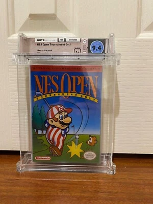NES Open Tournament Golf New Nintendo Factory Sealed VGA WATA Graded 9.4 A+ Mint - Image 1 of 4