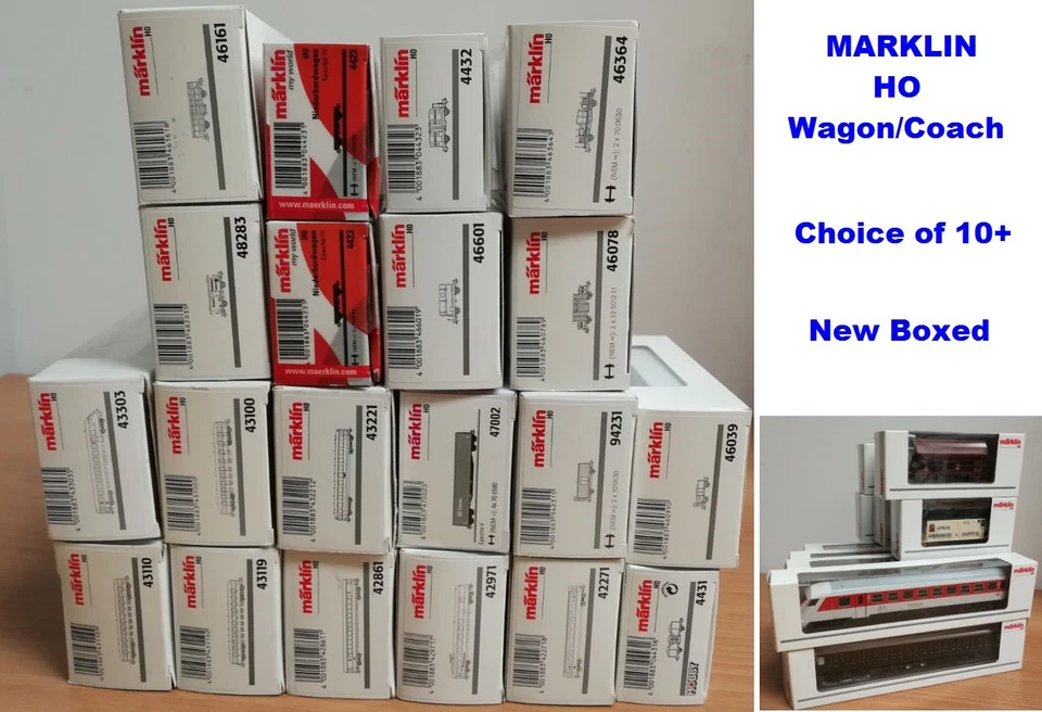 Marklin New HO Gauge Wagon Coach Hobby Model Gift Toy - Image 1 of 1