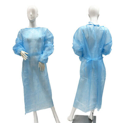 Disposable Isolation Gowns, Medical & PPE Elastic Cuff Gowns (10/30/50/100 Pcs) • 89.99$