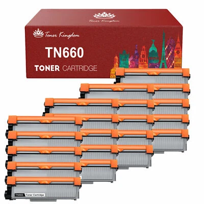 20PK TN660 TN630 Toner Compatible for Brother HL-L2340DW L2300D DCP-L2520DW - Image 1 of 4