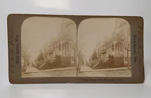 Red Lion, PA - 1904 Foto stereovista: S. Main Street da Henrietta - Foto 1 di 2