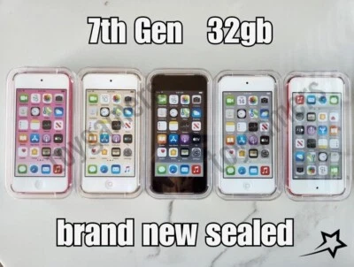Ipod Touch 7th Generation 32GB Gray Gold Red Pink Black | Brand New Sealed - Image 1 of 4