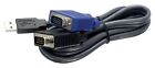 TRENDnet 2-in-1 USB VGA KVM Cable, TK-CU06, VGA/SVGA HDB 15-Pin Male to Male, US